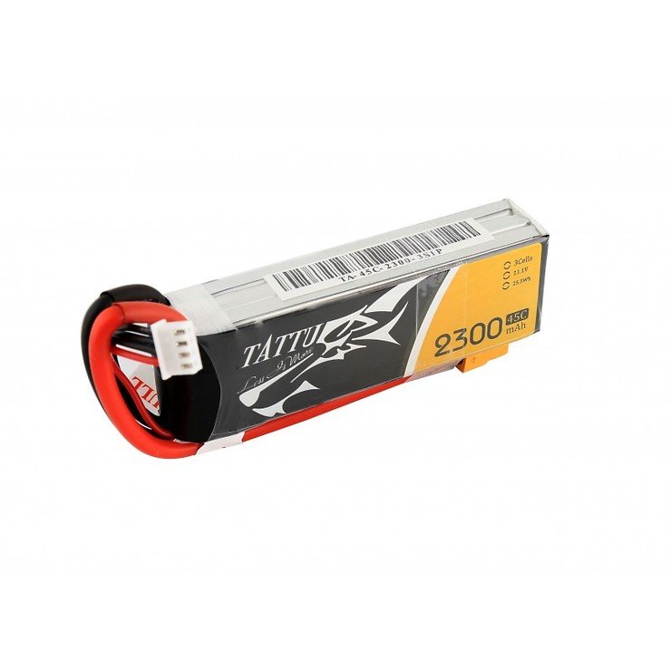 Tattu Batterie LiPo Akku 2300mAh 3S1P  11.1V 45C - Thumbnail 2