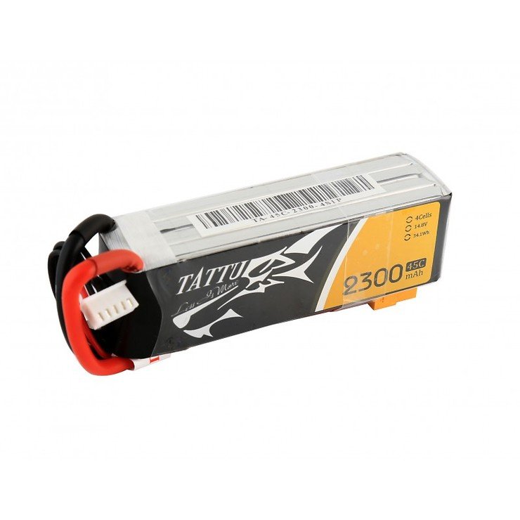 Tattu Batterie LiPo Akku 2300mAh 4S1P 14.8V 45C - Thumbnail 2