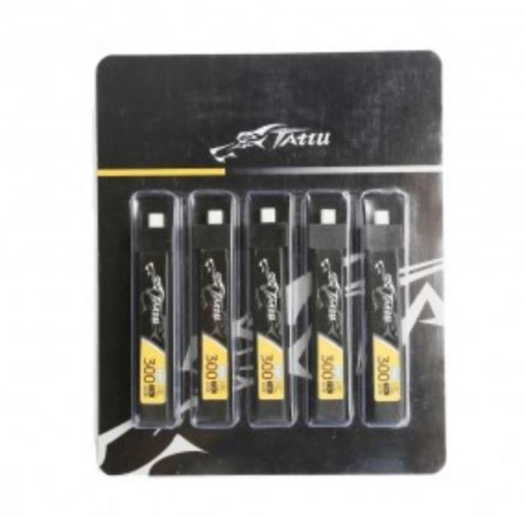 Tattu Batterie LiPo Akku 300mAh 3.8V 75C 1S1P HV mit BT-2 Plug - Thumbnail 2 Tattu Batterie LiPo Akku 300mAh 3.8V 75C 1S1P HV mit BT-2 Plug - Thumbnail 2