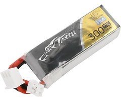 Batteria Tattu batteria LiPo 300mAh 95C 2S1P HV JST-PHR