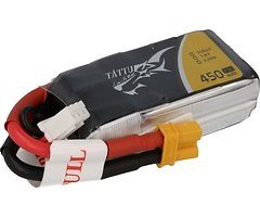 Tattu Batterie LiPo Akku 450mAh 2S1P 75C 7.4V XT30