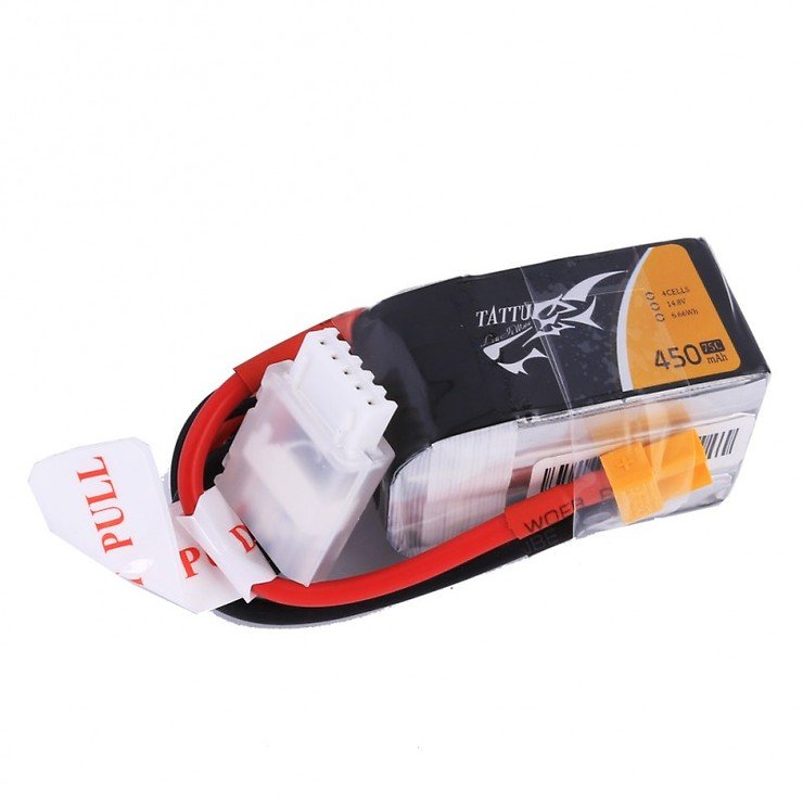 Tattu battery LiPo battery 450mAh 14.8V 75C 4S1P - Thumbnail 3 Tattu battery LiPo battery 450mAh 14.8V 75C 4S1P - Thumbnail 3