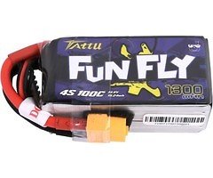 Tattu Funfly Serie 1300mAh 14.8V 100C 4S1P Batterie LiPo Akku XT60