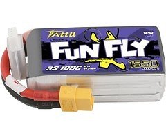 Batteria Tattu Funfly serie 1550mAh 11,1V 100C 3S1P batteria LiPo da 11,1V 100C