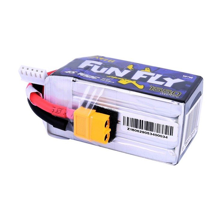 Tattu Funfly series 1550mAh 14.8V 100C 4S1P battery LiPo battery - Thumbnail 3