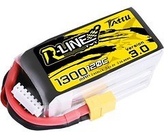 Batteria Tattu R-Line V3 batteria LiPo 1300 mAh 6S1P 120C XT60