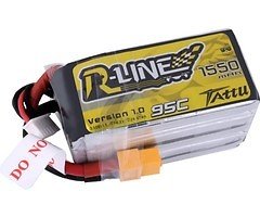 Tattu R-Line battery LiPo battery 1550mAh 95C 5S1P