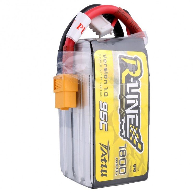 Tattu R-Line Batterie LiPo Akku 1800mAh 95C 4S1P - Thumbnail 3