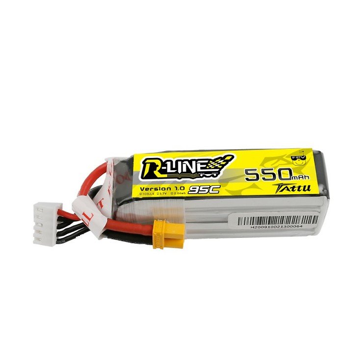 Tattu R-Line LiPo Battery 95C XT30 550mAh 4S - Pic 1