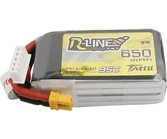 Tattu R-Line 650mAh 4S 95C XT30 LiPo Battery