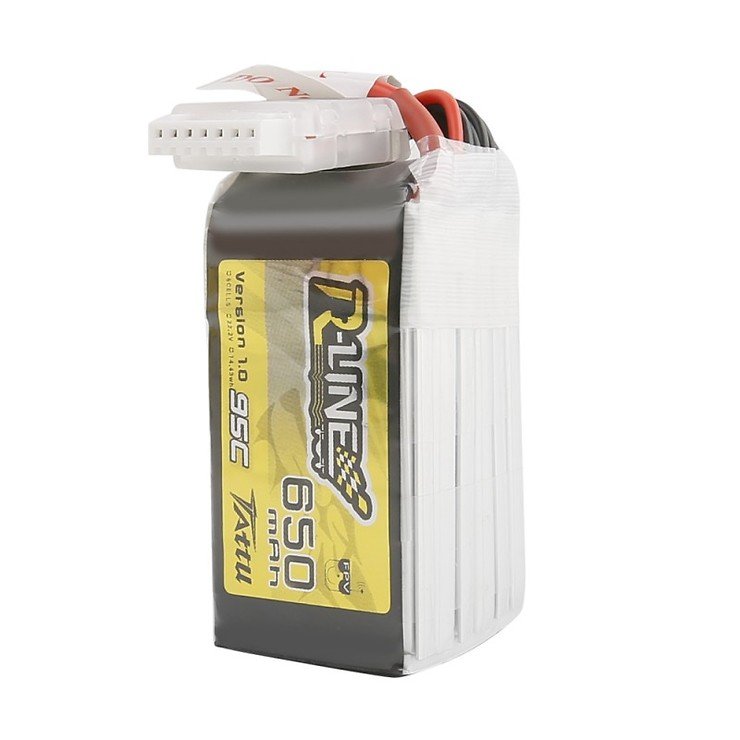 Tattu R-Line battery LiPo battery 650mAh 95C 6S1P XT30 - Thumbnail 3