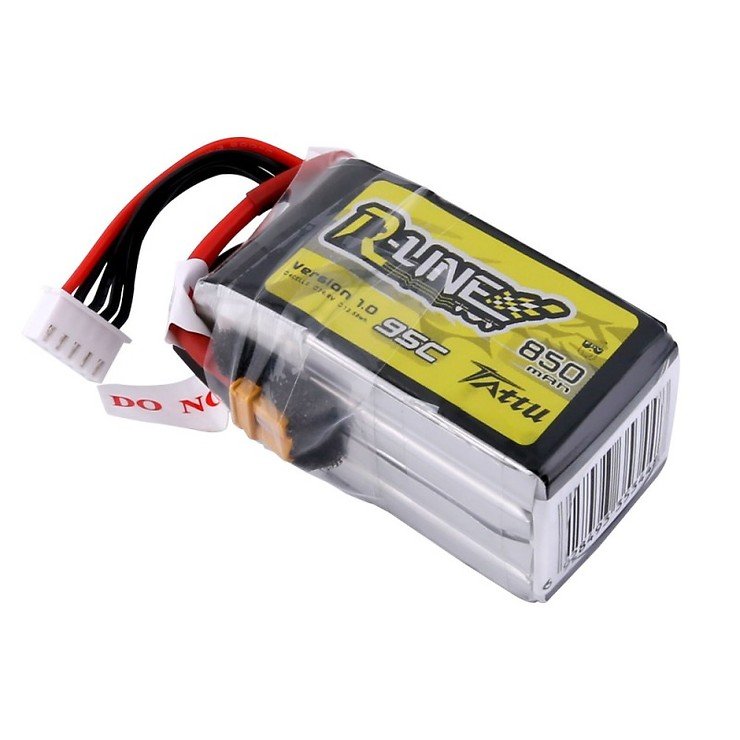 Bateria Tattu R-Line LiPo 850mAh 95C 4S1P XT30 - Thumbnail 4 Bateria Tattu R-Line LiPo 850mAh 95C 4S1P XT30 - Thumbnail 4
