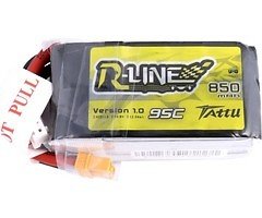 Tattu R-Line battery LiPo battery 850mAh 95C 4S1P XT30