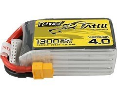 Tattu R-Line V4.0 Batteria LiPo 130C XT60 1300mAh 6S