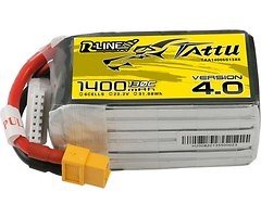 Tattu R-Line V4.0 Batteria LiPo 130C XT60 1400mAh 6S