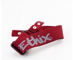 Ethix Cinturino per occhiali DJI FPV HD V3 Grigio Logo Borgogna