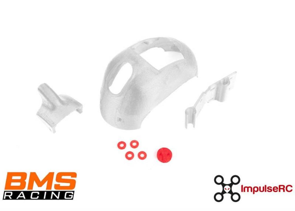 ImpulseRC BMSRacing JS-1 Race Drohnen Copter TPU Teile Klar - Thumbnail 1