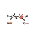 ImpulseRC BMSRacing JS-1 TPU Parts Set – Protection & Mounts, Red - Thumbnail 3