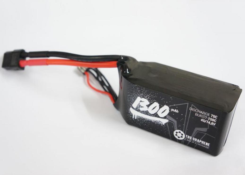 TBS Graphene Batterie LiPo Akku 1300MAH 4S 75C LiPo - Thumbnail 2