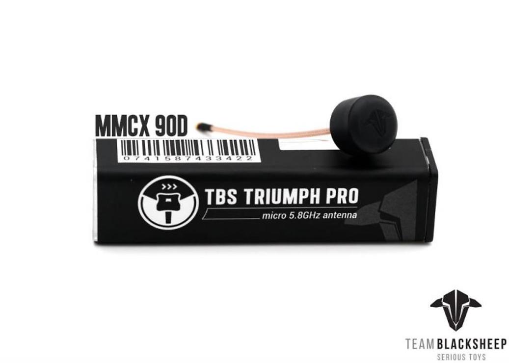 Antenna video TBS Triumph Pro MMCX a 90 gradi - Thumbnail 2