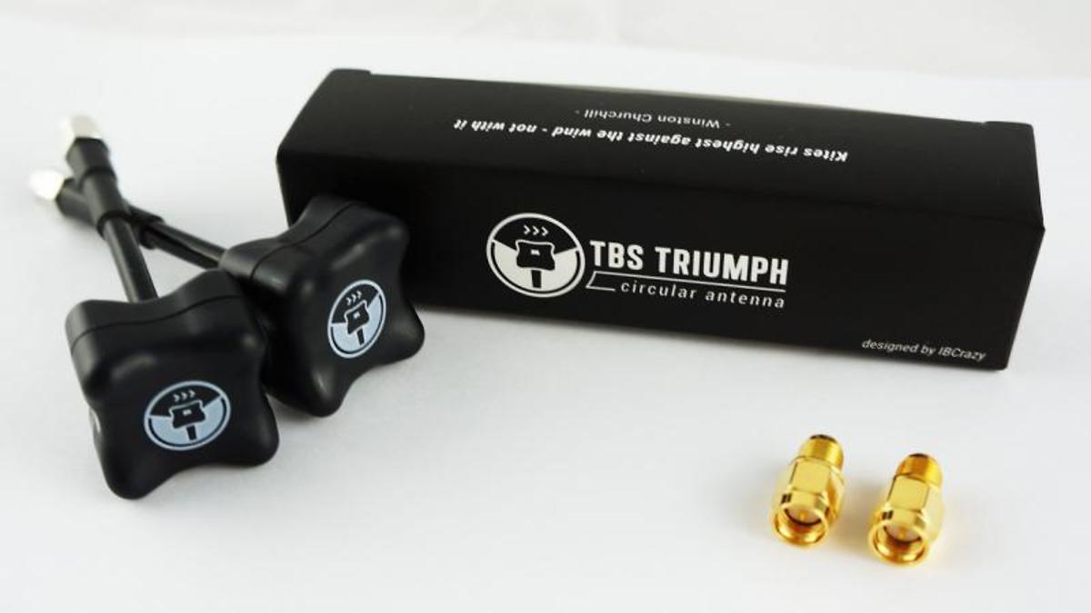 TBS Triumph FPV Antennen Set RP-SMA  2 Stück - Thumbnail 5