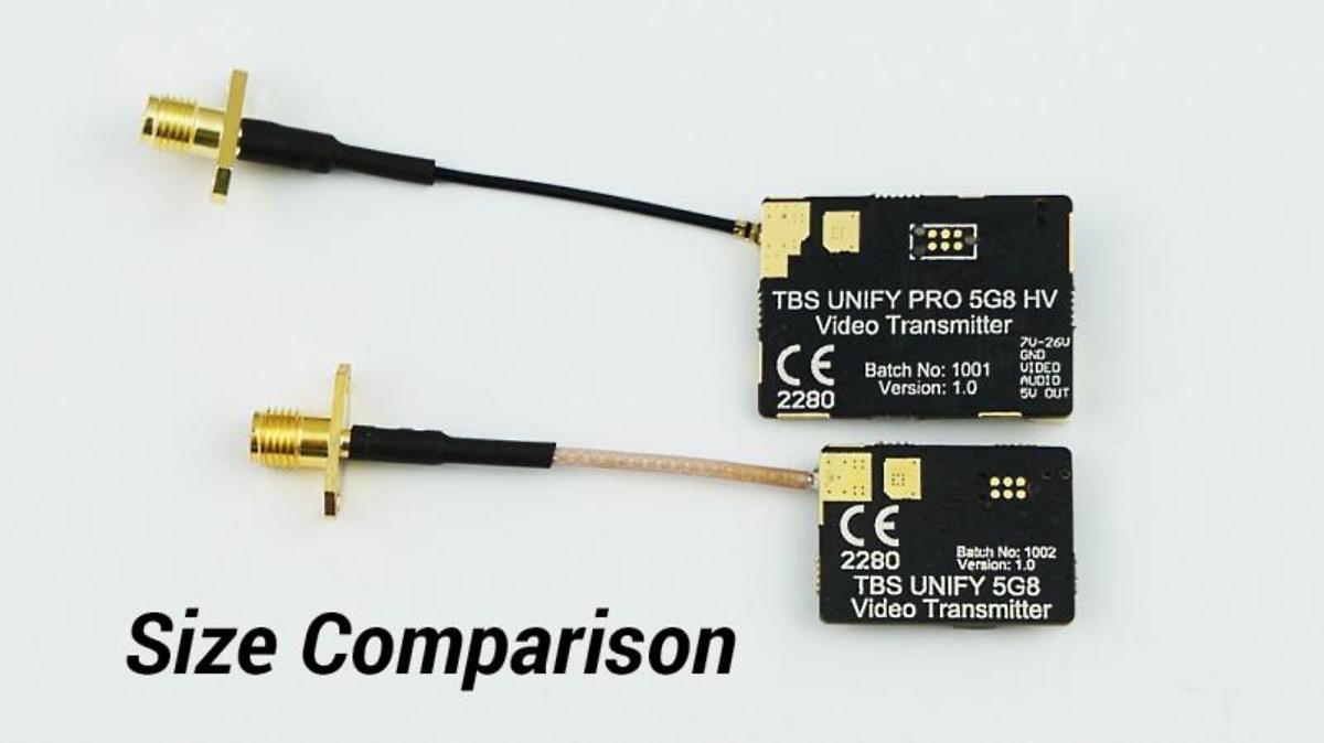 TBS Unify Pro HV Hochvolt 5.8 GHz FPV Sender SMA - Thumbnail 3