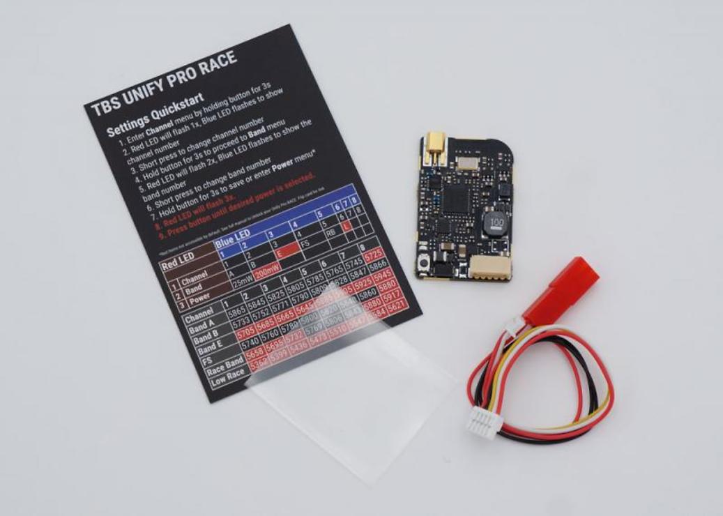 TBS UNIFY PRO 5G8 HV RACE MMCX FPV Videosender - Thumbnail 4