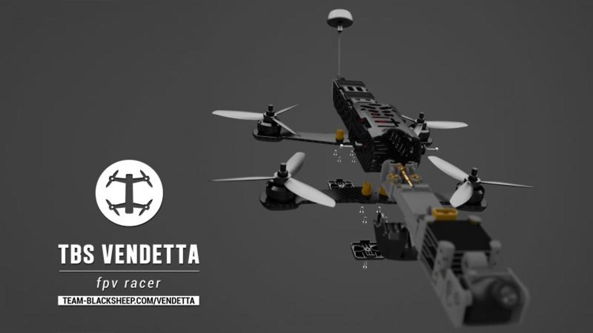 TBS Vendetta FPV Race Copter - Thumbnail 10