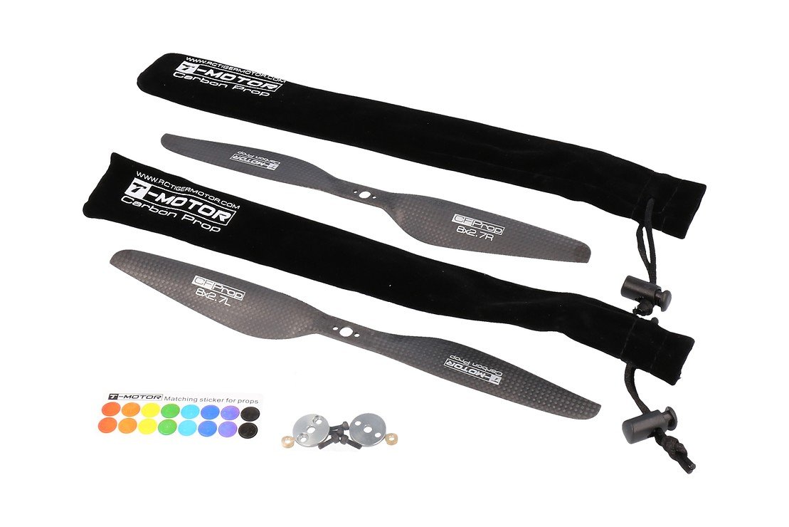 T-Motor CF 8*2.7 Carbon Propeller (2 Pcs.) - Thumbnail 2