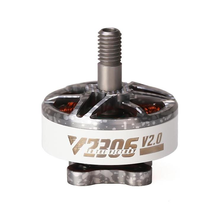 Moteur T V2306 V2 2400KV Gris Blanc FPV - Thumbnail 1