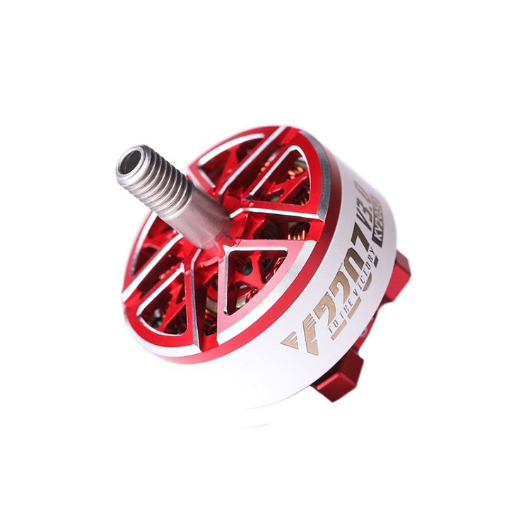 T-Motor Velox V2207 V3 FPV Motore 2050KV rosso nero - Thumbnail 3