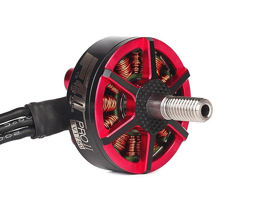 T-Motor F40 Pro II  2400 KV Schwarz Rot - Thumbnail 2
