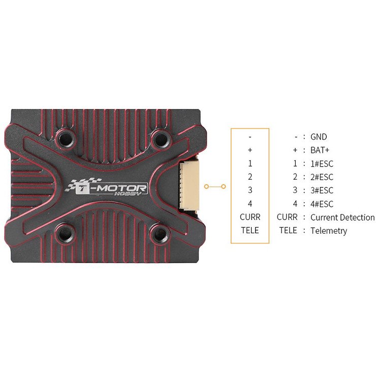 T-Motor F66A Mini 3-8S BLHeli_32 4in1 ESC - Thumbnail 5
