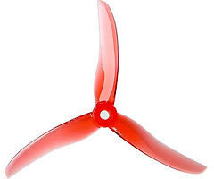 T-Motor T4944 Hélice de 4,9 polegadas com 3 pás Crystal Red (2CW+2CCW) 