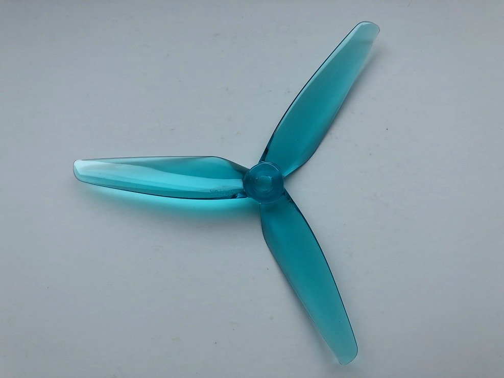 T-Motor T5150 3 Blade Racing Propeller Clear Blue 5 Pairs 5 Inch - Pic 1