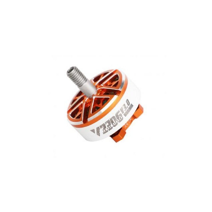 T-Motor Velox V2306 V3 FPV Motor 1500KV Orange Weiß - Thumbnail 4