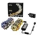 Catena luminosa Twinkly Cluster Lights 400 LED Gold Edition Outdoor 6m nero - Thumbnail 1