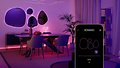 Twinkly Dots Lichterkette 400 LED warmweiß und multicolor 20m transparent außen / innen - Thumbnail 4