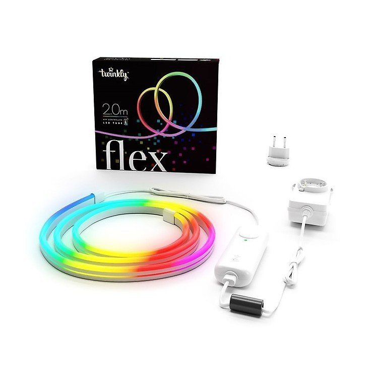 Twinkly Light Flex Lichterkette 300 LED multicolor 3m weiß innen - Thumbnail 4