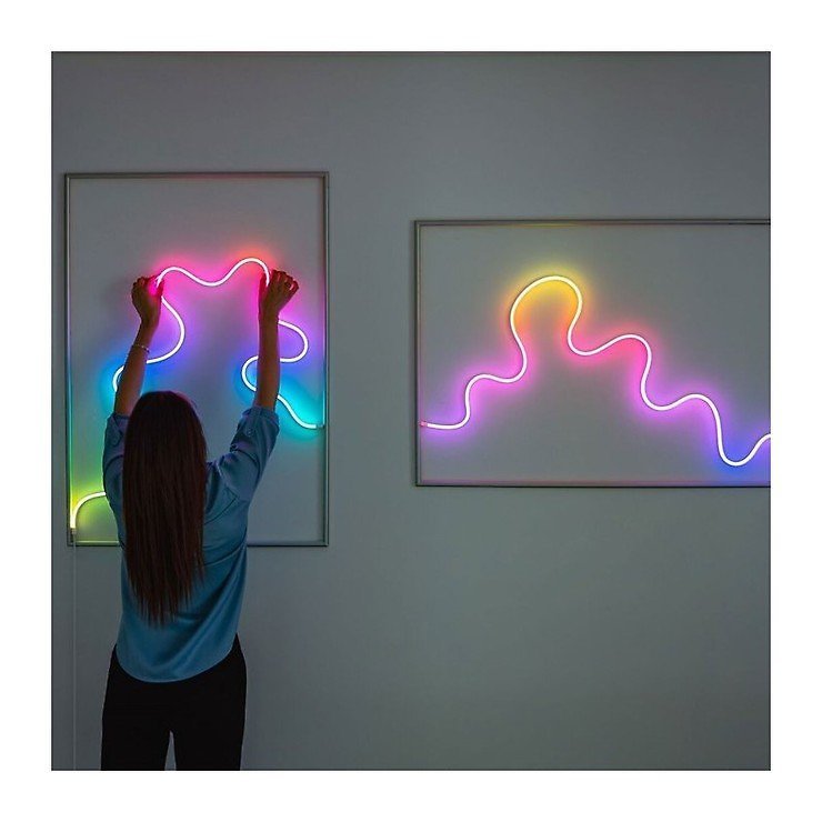 Twinkly Light Flex Lichterkette 300 LED multicolor 3m weiß innen - Thumbnail 3