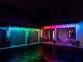 Twinkly Icicle Light Curtain 190 LED Warm White and Multicolor Outdoor 5m transparent - Thumbnail 1