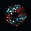Twinkly LED fir wreath 50 LED warm white and multicolor indoor 60cm green - Thumbnail 1