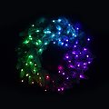 Twinkly LED Tannenkranz Indoor 50 LED warmweiß und multicolor 60cm grün - Thumbnail 3