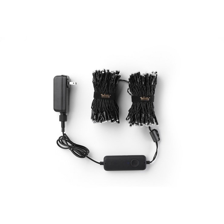 Stringhe scintillanti Fairy Lights 250 LED Multicolor Outdoor 20m nero - Thumbnail 4