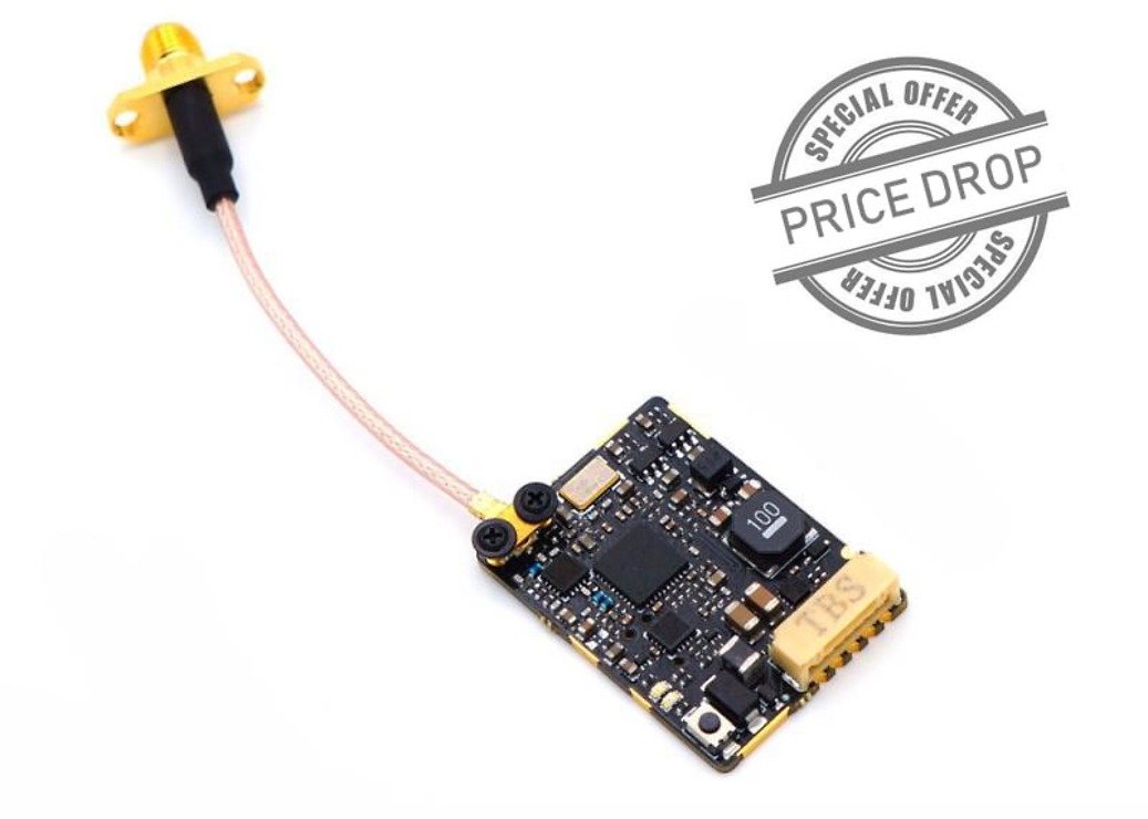 TBS Unify Pro Race 5,8 GHz HV émetteur FPV haute tension SMA - Thumbnail 1