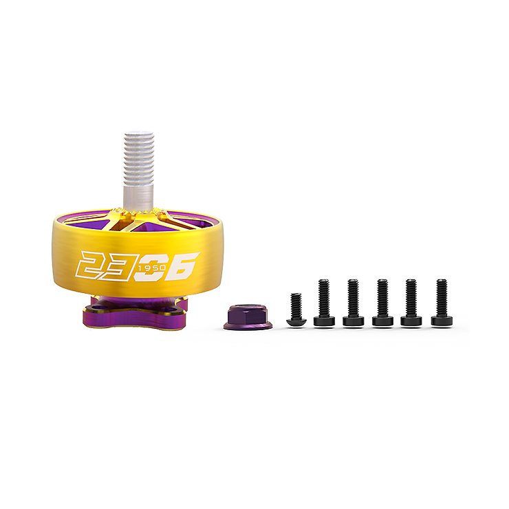 VCI Hobby 2306 Motor FPV 1950KV 24K Oro - Thumbnail 4