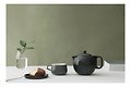 Taza de té y platillo Viva Scandinavia Ella 0,3 l porcelana verde - Thumbnail 1