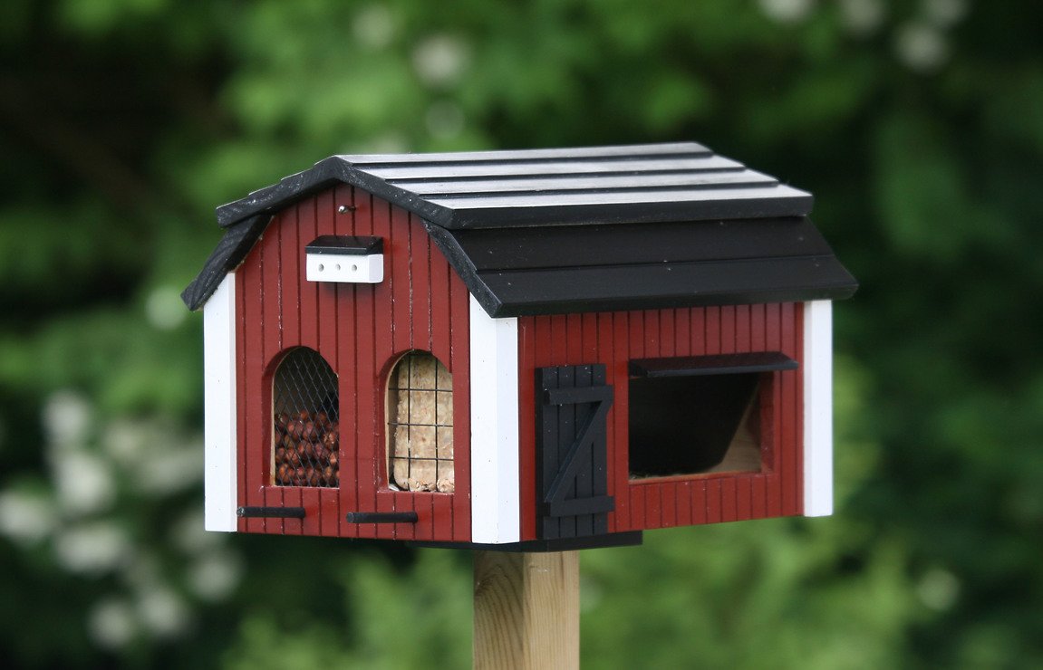 Wildlife Garden Vogelhaus Futterscheune rot kaufen homeliving.de