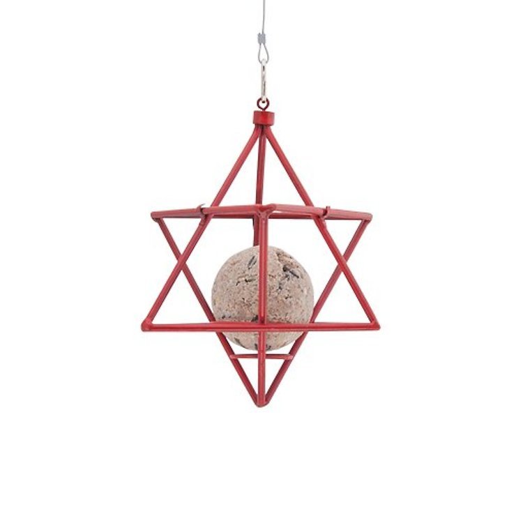 Wildlife Garden Meisenknödelspender Stern rot - Thumbnail 1