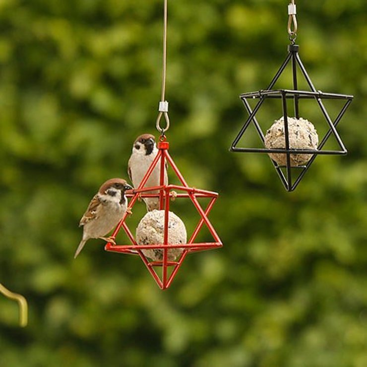 Wildlife Garden Meisenknödelspender Stern rot - Thumbnail 2